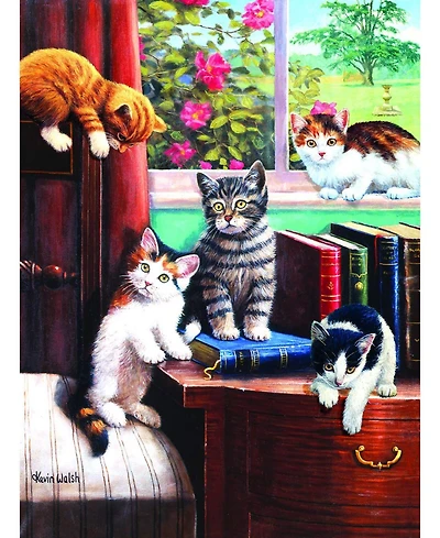 SunsOut Playtime in the Study piece Jigsaw Puzzle for Adults