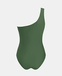 Cupshe Women's One Shoulder Mesh Piece Swimsuit