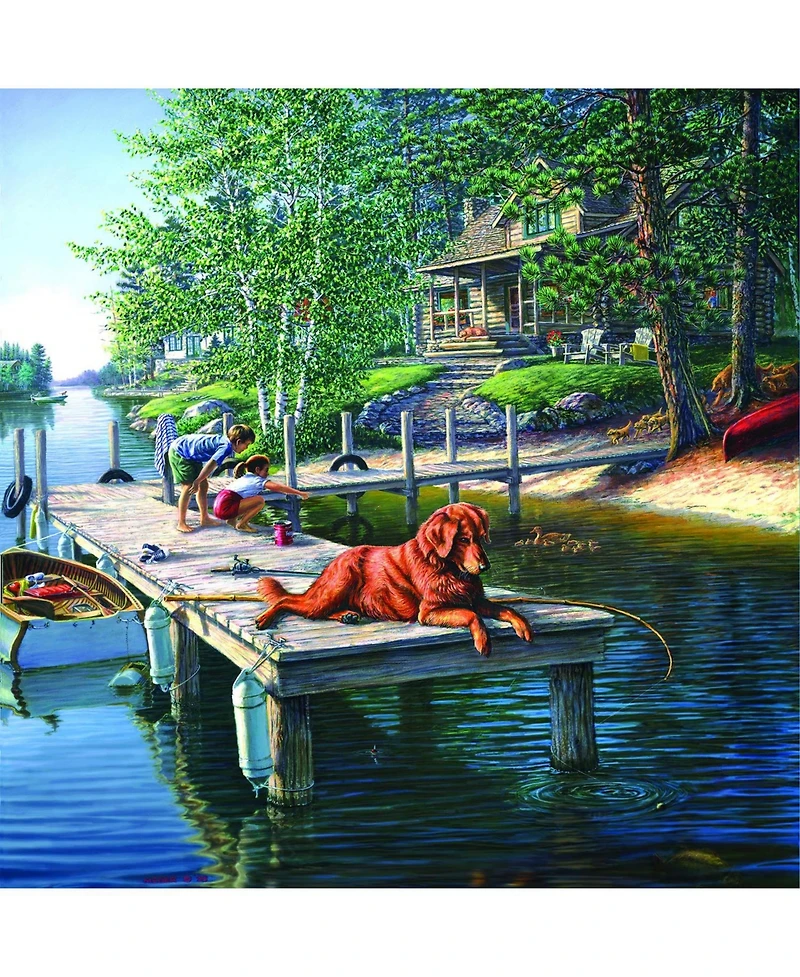 SunsOut Summer Vacation 500 piece Jigsaw Puzzle for Adults