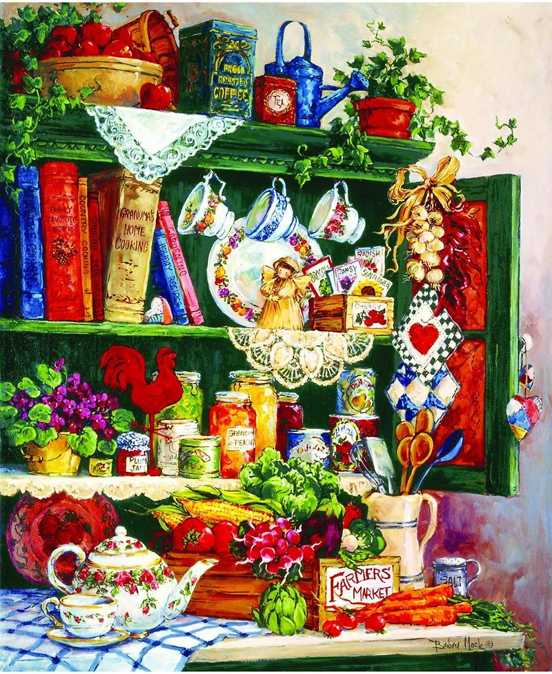 SunsOut Grandma's Cupboard 1000 piece Jigsaw Puzzle for Adults
