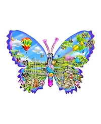 SunsOut Garden Butterfly 1000 piece Jigsaw Puzzle for Adults Special Shape