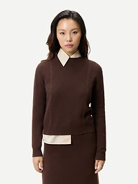 Gobi Cashmere Women's Cropped Crewneck Sweater