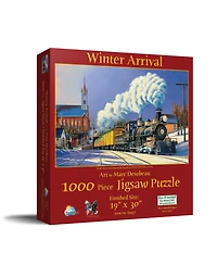 SunsOut Winter Arrival 1000 piece Jigsaw Puzzle for Adults