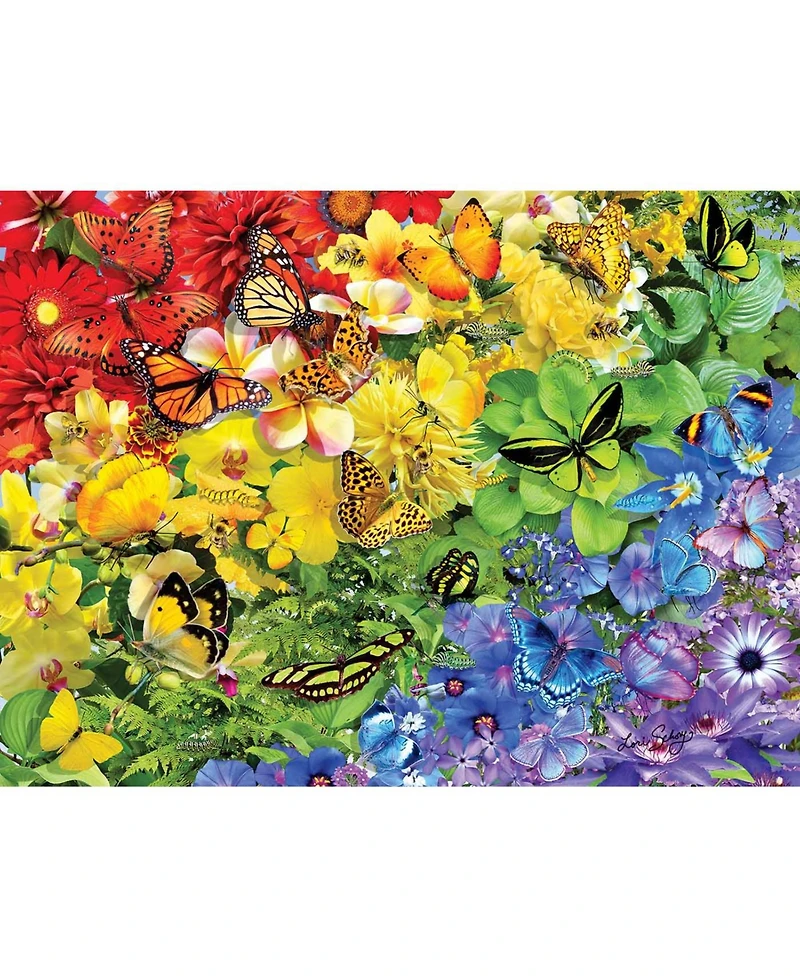 SunsOut Rainbow Butterflies 1000 piece Jigsaw Puzzle for Adults