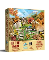 SunsOut 'Out in the Pasture' 500-piece Jigsaw Puzzle for Adults