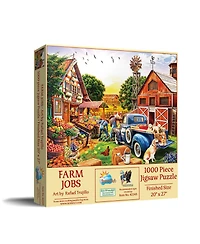SunsOut Farm Jobs 1000 piece Jigsaw Puzzle for Adults