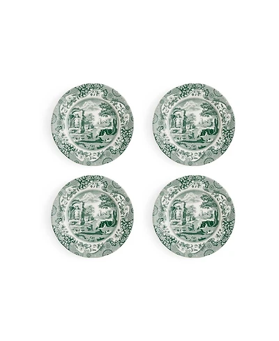 Spode Heritage Green Italian Bread and Butter Plates, Set of 4