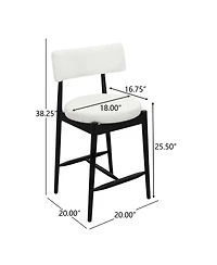 Streamdale Furniture Mid Century Modern Counter Stool (Sets of 2)