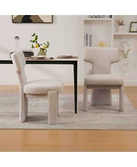Streamdale Furniture Chenille Dining Chairs (Set of 2)