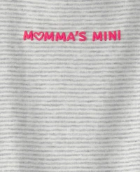 Carter's Baby Girls' Momma's Mini Print Flutter-Sleeve Romper