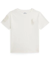 Polo Ralph Lauren Boys' 2-7 Embroidered Big Pony Crewneck T-Shirt