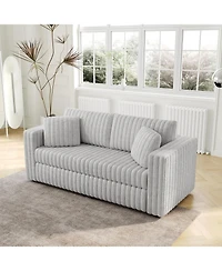Streamdale 75.6" Light Gray Modular Sofa - Comfortable, Modern Design