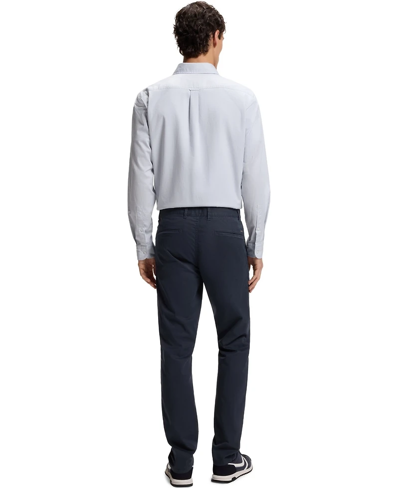 Boss by Hugo Men's Stretch-Cotton Twill Slim-Fit Chinos Pants