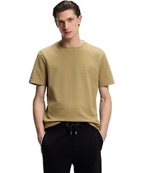 Boss by Hugo Men's Cotton-Blend Bubble-Jacquard T-Shirt