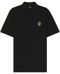 Boss by Hugo Men's Cotton-Pique Logo Artwork Polo Shirt