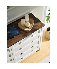 Streamdale Furniture Farmhouse 8-Drawer Tall Chest