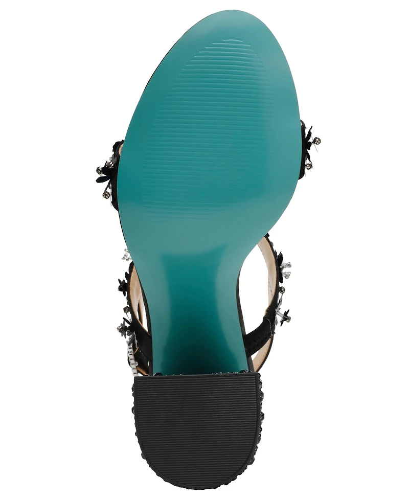 Betsey Johnson Women's Drue Block Heel Dress Sandals