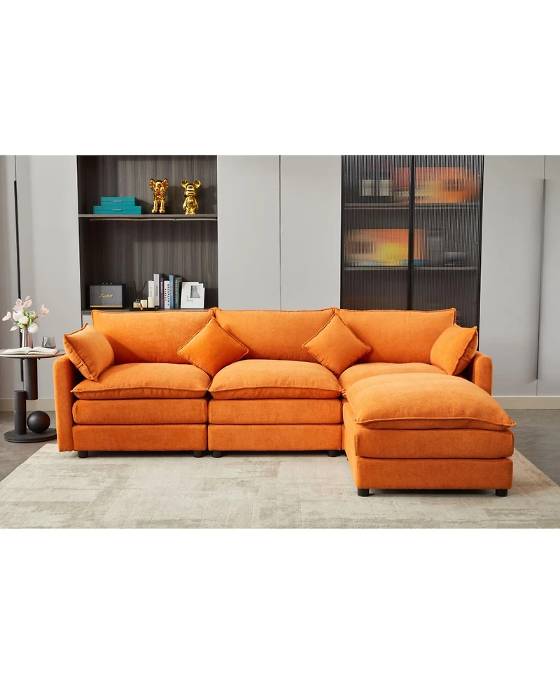 Streamdale Furniture Modular 3-Seater L-Shaped Sectional Sofa