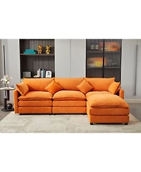 Streamdale Furniture Modular 3-Seater L-Shaped Sectional Sofa