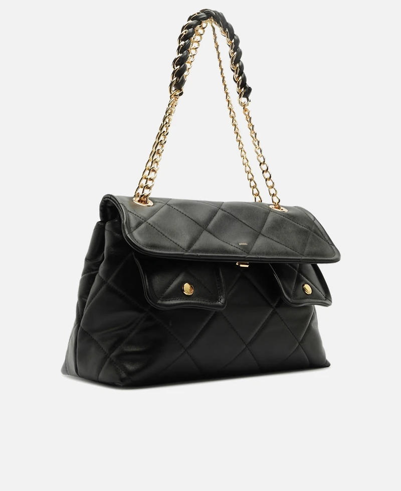 Arezzo Diana Large Leather Shoulder Handbag