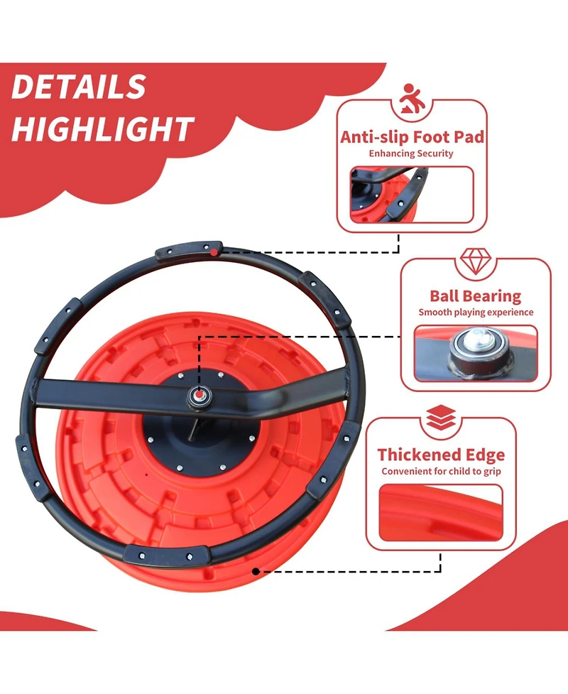 Streamdale Furniture Kids Sensory Swivel Chair - Autism & Adhd - Focus, Balance & Coordination