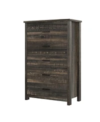 Streamdale Furniture Queen Bed Set- Storage Headboard, Nightstands, Dresser