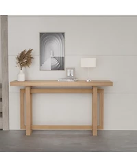 Streamdale Furniture Mdf Console Table - Narrow Entryway/Hallway - Oak