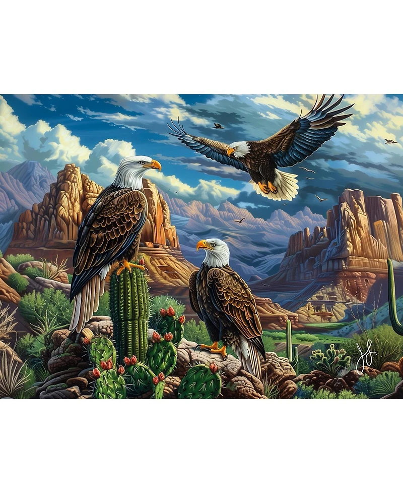 SunsOut Eagle Dune 500 piece Jigsaw Puzzle for Adults