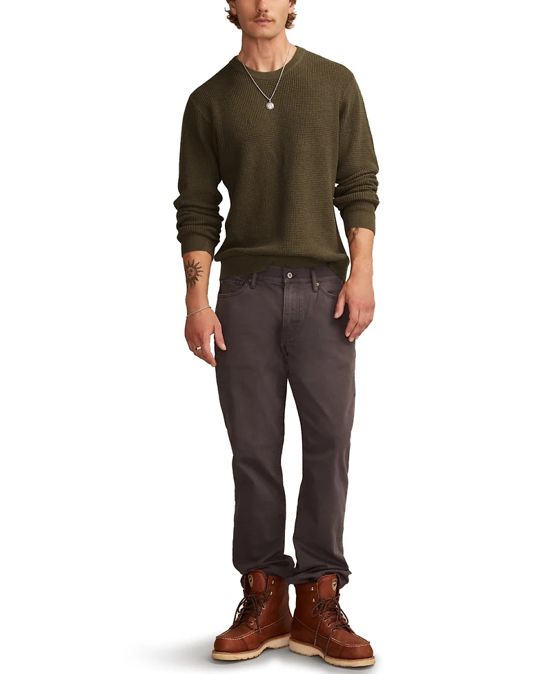 Lucky Brand Men's Waffle Crewneck Sweater