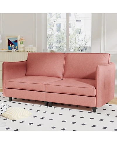Streamdale Furniture 74" Loveseat Sofa - Mid Century Modern Couch