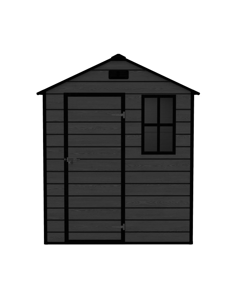 Streamdale Furniture Streamdale 6x6 Resin Storage Shed - Waterproof, Uv Proof