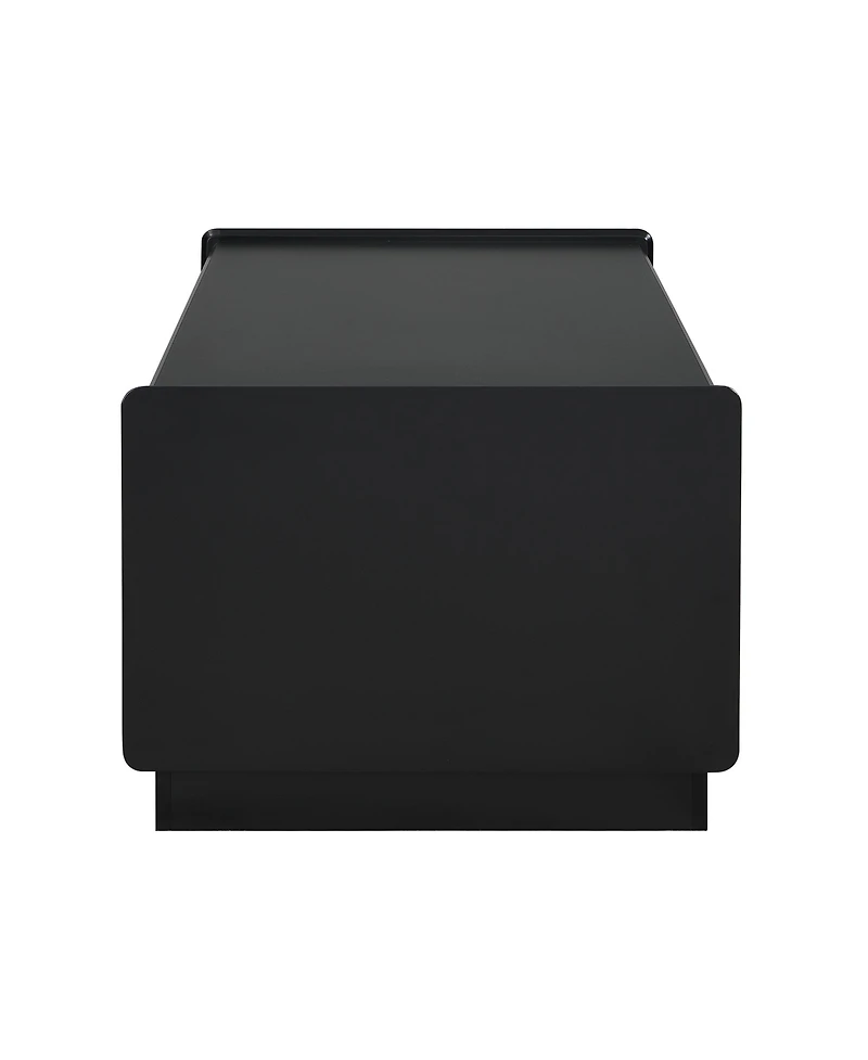 Streamdale Furniture Modern Rectangle Coffee Table with Drawers & Shelves