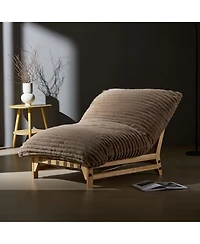 Streamdale Furniture Corduroy Accent Armless Sofa