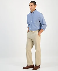 Club Room Men's Four-Way Stretch Pants, Created for Macy's