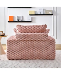 Streamdale Furniture + 51" + Fabric (assuming it s upholstered) + Includes 2 Pillows & Backrest + Sofa