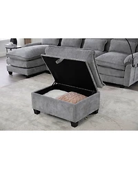 Streamdale Furniture 106" U-Shape Sectional Sofa Cloud Couch, Chenille