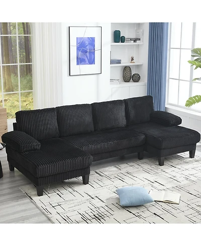 Streamdale Furniture U-Shaped Sofa with Double Chaise