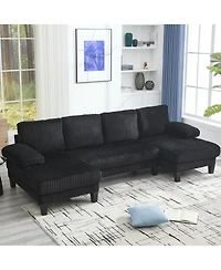 Streamdale Furniture U-Shaped Sofa with Double Chaise