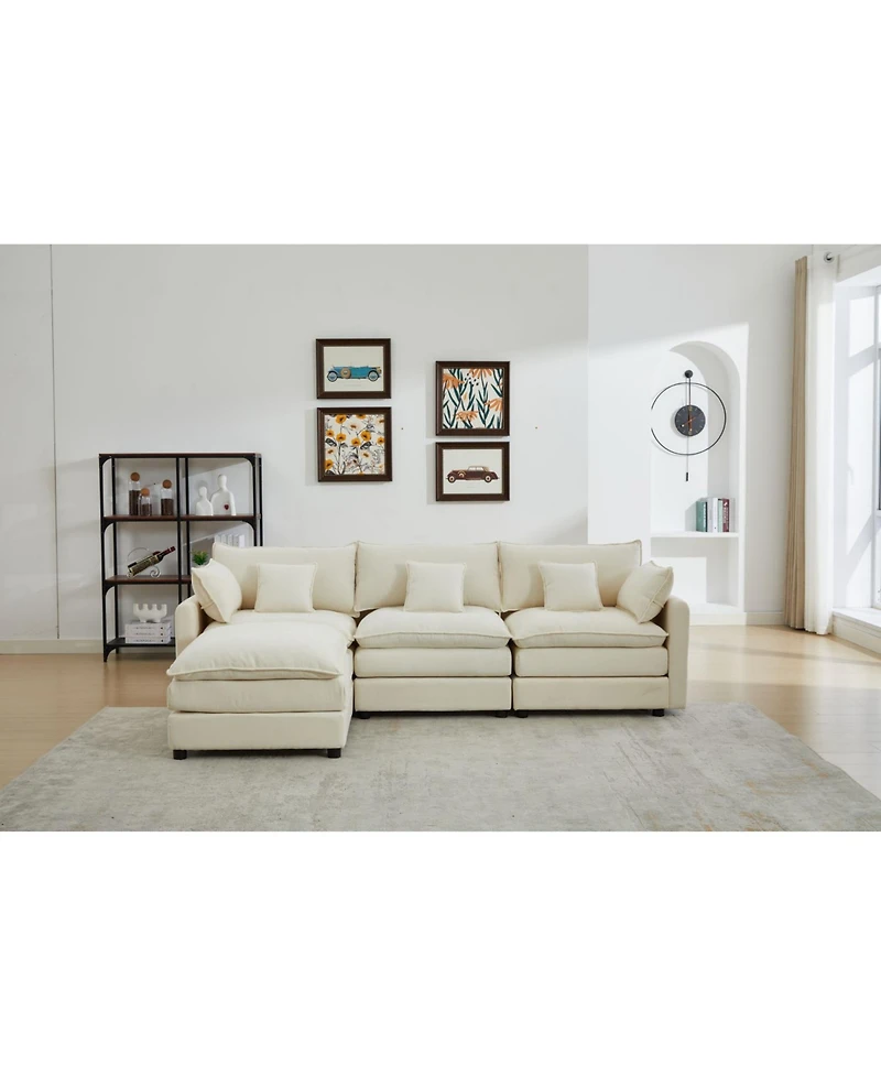 Streamdale Modular Sectional Sofa with Ottoman
