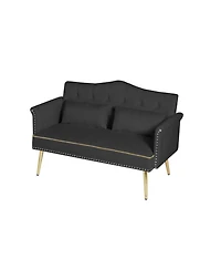 Streamdale Furniture Velvet Loveseat Sofa