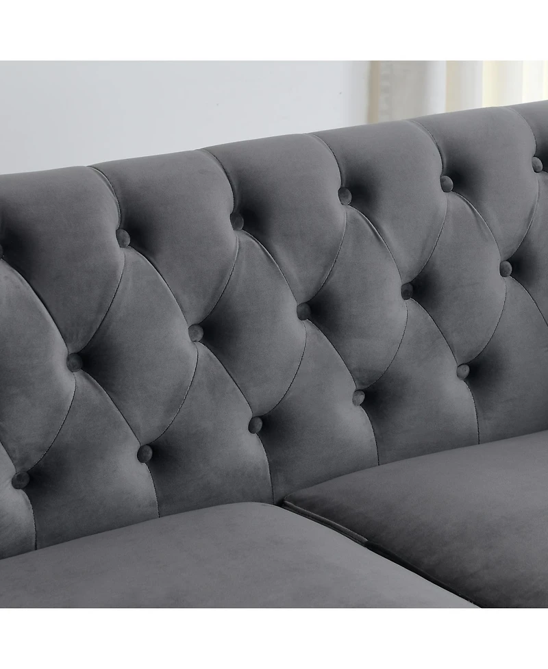 Streamdale 3-seater + 3-seater Combination sofa.Velvet Grey