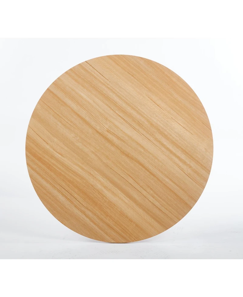 Streamdale Furniture 42.1" Oak Tulip Dining Table (Seats 4-6)