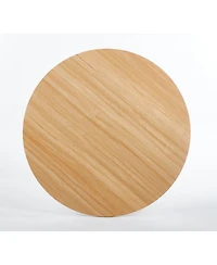 Streamdale Furniture 42.1" Oak Tulip Dining Table (Seats 4-6)