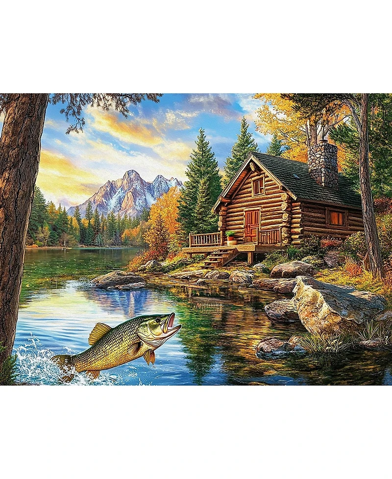 SunsOut Lake house 500 piece Jigsaw Puzzle for Adults