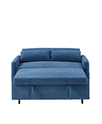 Streamdale Furniture 55" Pull Out Sofa Bed with Adjustable Back, Storage, Pillows, Usb