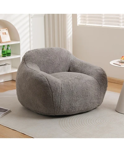Streamdale Furniture Cozy Bean Bag Chair with Armrests Spacious and Memory Foam Filled