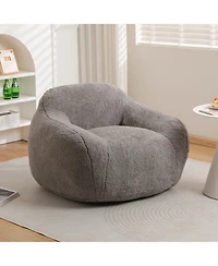 Streamdale Furniture Cozy Bean Bag Chair with Armrests Spacious and Memory Foam Filled