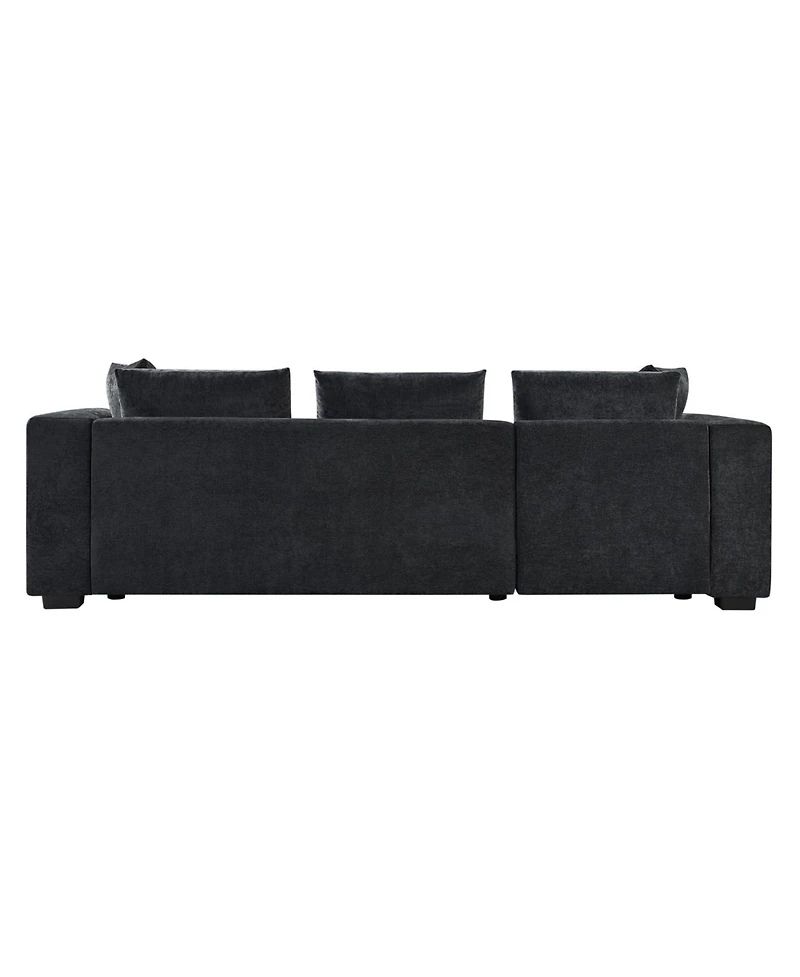 Streamdale Furniture 93.7" L-Shaped Sectional Sofa with Storage