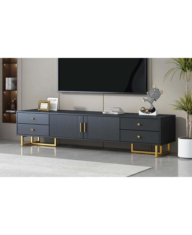 Streamdale Furniture Tv Stand for 65+ Inch Tv Modern Entertainment Center