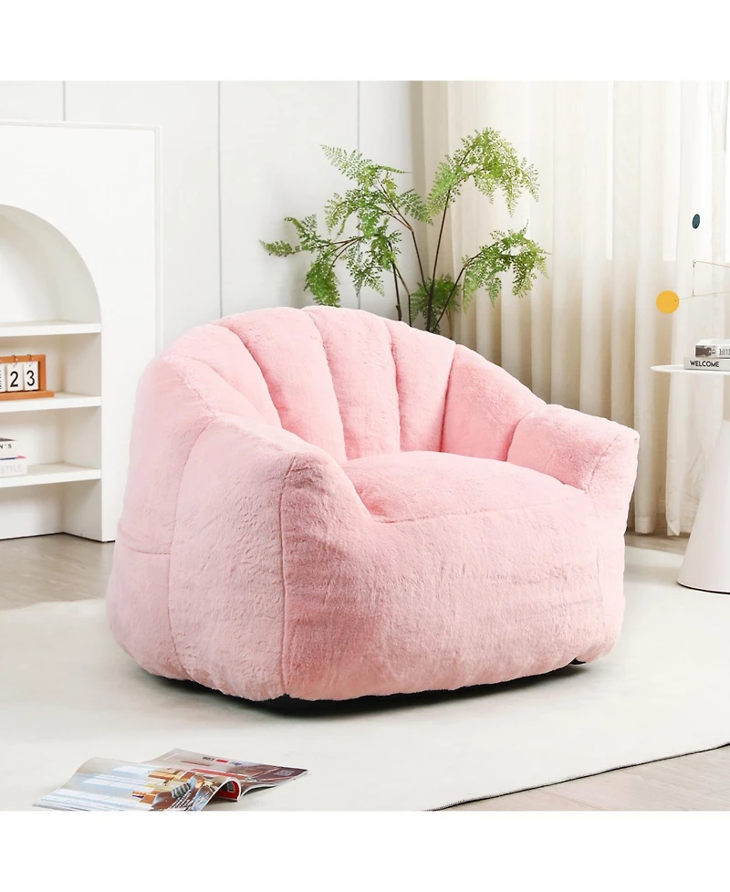 Streamdale Furniture Bean Bag Sofa Chair with Armrests